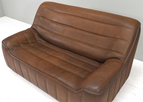 DS-84 2-Seater Sofa in Tan Buffalo Leather from de Sede, Switzerland, 1970s-TE-1721178