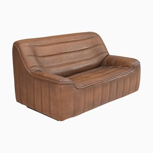 DS-84 2-Seater Sofa in Tan Buffalo Leather from de Sede, Switzerland, 1970s-TE-1721178