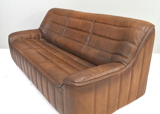 DS-84 3-Seater Sofa in Tan Buffalo Leather from de Sede, Switzerland, 1970s-TE-1721179