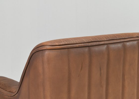 DS-84 3-Seater Sofa in Tan Buffalo Leather from de Sede, Switzerland, 1970s-TE-1721179