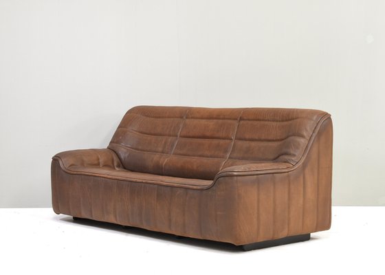 DS-84 3-Seater Sofa in Tan Buffalo Leather from de Sede, Switzerland, 1970s-TE-1721179