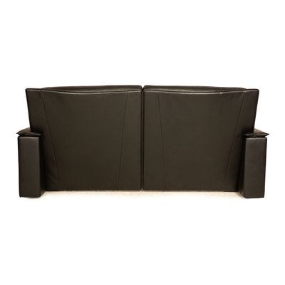 DS331 3-Seater Sofa in Black Leather from de Sede-RQW-1748100