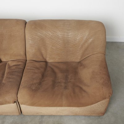 DS46 Two Seater Modular Sofa in Buffalo Leather from De Sede, 1970s, Set of 2-NDL-1451269