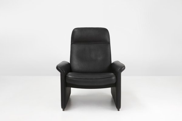 Ds50 Lounge Chair in Black Leather from de Sede, Switzerland, 1980s-YSY-2012613