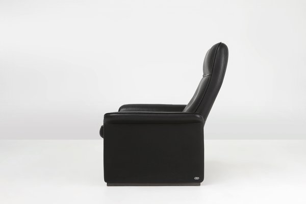 Ds50 Lounge Chair in Black Leather from de Sede, Switzerland, 1980s-YSY-2012613