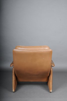 DS50 Lounge Chair & Ottoman in Leather from de Sede, Switzerland, 1970s, Set of 2-FLW-1402019