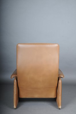 DS50 Lounge Chair & Ottoman in Leather from de Sede, Switzerland, 1970s, Set of 2-FLW-1402019