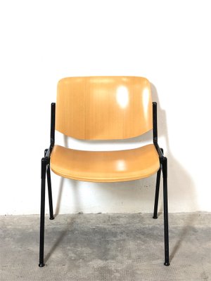 DSC 106 Desk Chairs by Giancarlo Piretti for Castelli / Anonima Castelli, Italy, 1960s, Set of 4-FQG-1768984