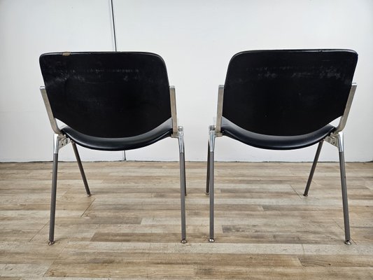 DSC-106 Stackable Chairs from Castelli / Anonima Castelli, 1970s, Set of 2-ZUW-2023736