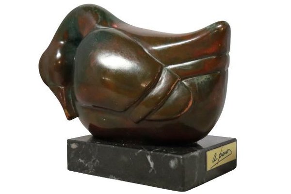 Duck Sculpture in Bronze-FYZ-1322484