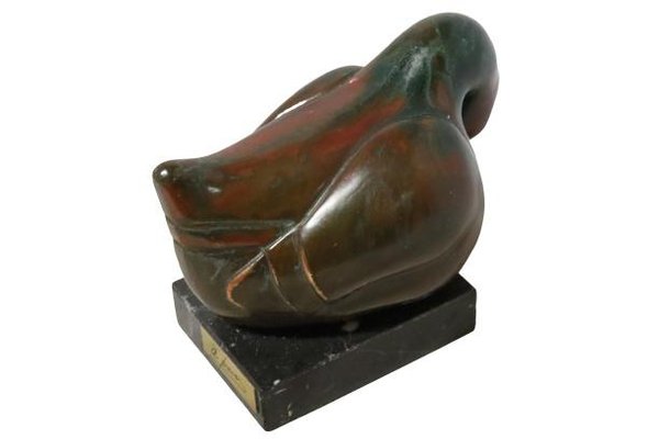 Duck Sculpture in Bronze-FYZ-1322484