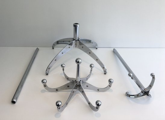 Dulton Coat Rack in Chrome by Li Qian, 1980s-BA-494029