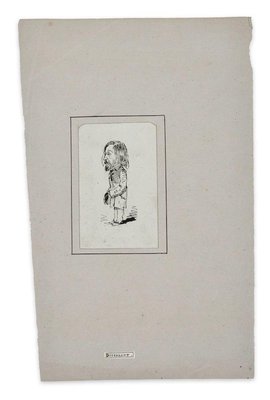 Dupendant - Original Pen Drawing by Unknot French Artist End of 19th Century End of 19th Century-ZCI-755538