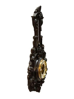 Dutch 19th Century Carved Wooden Barometer-UCH-1224366