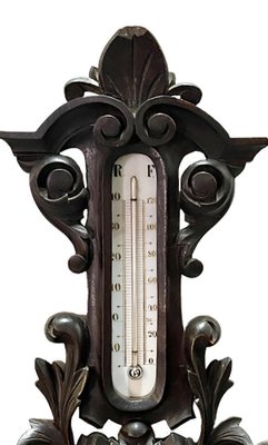 Dutch 19th Century Carved Wooden Barometer-UCH-1224366