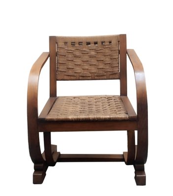 Dutch Art Deco Bentwood Lounge Chair, 1950s-YUW-1783739