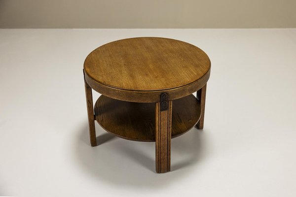 Dutch Art Deco Modernist Coffee Table with Coromandel Details, Netherlands, 1930s-UQV-1811047