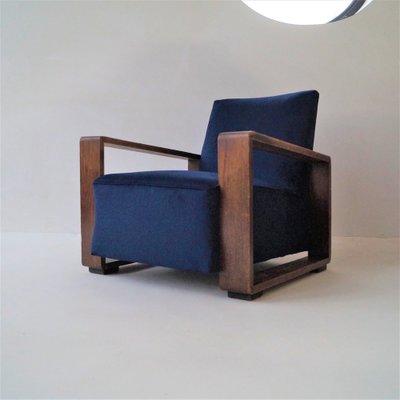 Dutch Art Deco Modernist Easy Chair, 1930s-PRM-1813882