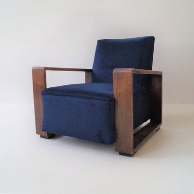 Dutch Art Deco Modernist Easy Chair, 1930s-PRM-1813882