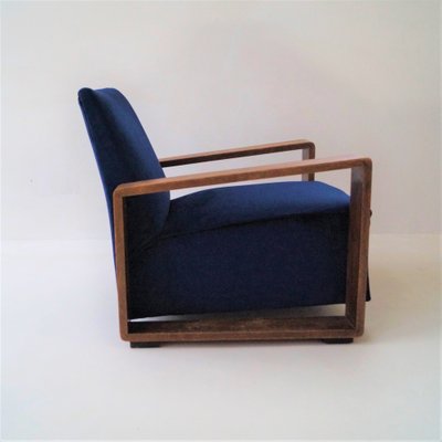 Dutch Art Deco Modernist Easy Chair, 1930s-PRM-1813882