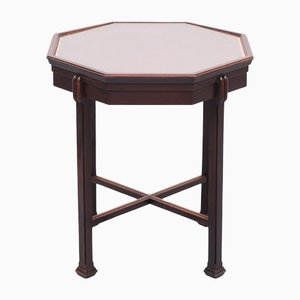 Dutch Art Deco Octagonal Mahogany Side Table, 1925-GCG-1257258