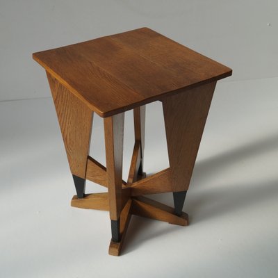 Dutch Art Deco Side Table by P.E.L. Izeren for De Genneper Molen, 1920s-PRM-1814810