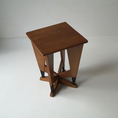 Dutch Art Deco Side Table by P.E.L. Izeren for De Genneper Molen, 1920s-PRM-1814810