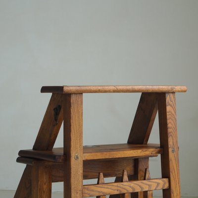 Dutch Arts & Crafts Library Steps Chair, 1920s-PRM-2036141