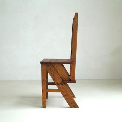 Dutch Arts & Crafts Library Steps Chair, 1920s-PRM-2036141