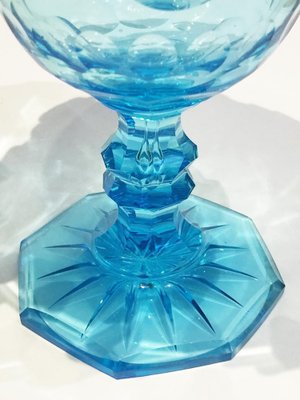 Dutch Azure Cut Crystal Ginger Dish, 19th Century-UCH-1224189