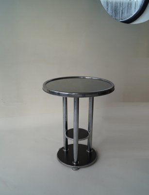 Dutch Bauhaus Three-Tier Side Table, 1930s-PRM-1797141