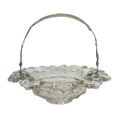 Dutch Bowl in Crystal with Silver Swing Handle, 1875-UCH-1325559