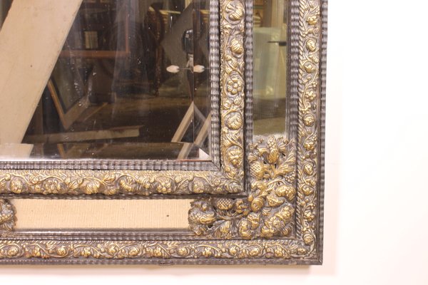 Dutch Brass Mirror, 1800s-HPU-861530