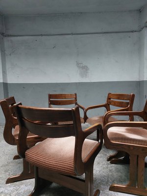 Dutch Brutalist Armchairs, 1970s, Set of 5-AIF-1779625