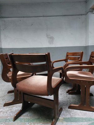 Dutch Brutalist Armchairs, 1970s, Set of 5-AIF-1779625