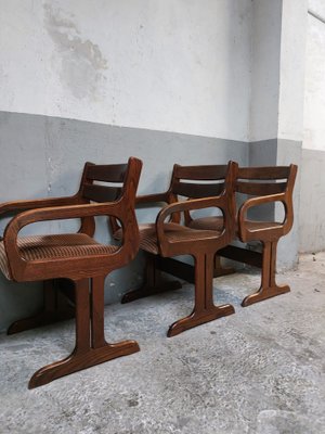 Dutch Brutalist Armchairs, 1970s, Set of 5-AIF-1779625