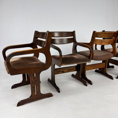 Dutch Brutalist Armchairs, 1970s, Set of 5-AIF-1779625