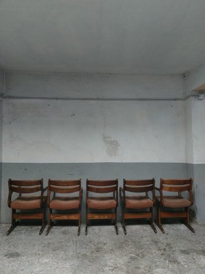 Dutch Brutalist Armchairs, 1970s, Set of 5-AIF-1779625