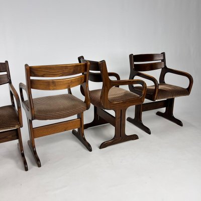 Dutch Brutalist Armchairs, 1970s, Set of 5-AIF-1779625