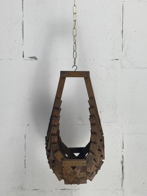 Dutch Brutalist Folk Art Hanging Plant Holder, 1960s-BHG-1798302