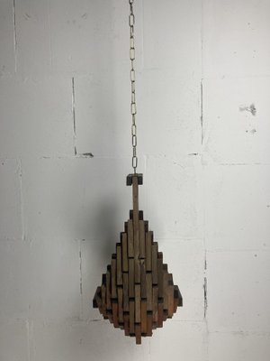 Dutch Brutalist Folk Art Hanging Plant Holder, 1960s-BHG-1798302