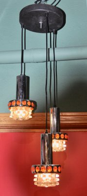 Dutch Ceiling Lamp with 3 Shades, 1970s-ROJ-859992