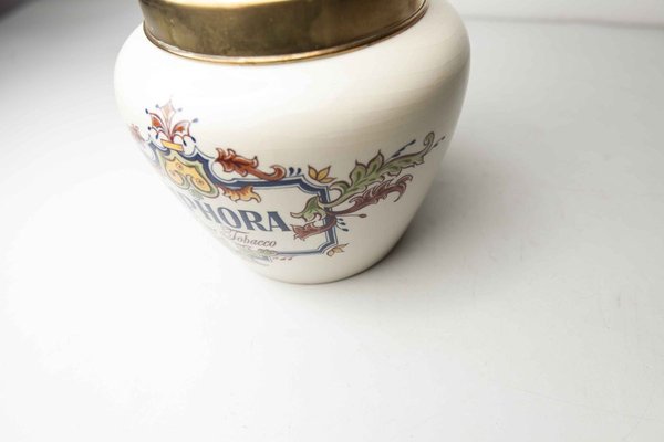 Dutch Ceramic Snuff Box from Zenith Gouda, 1960s-VQY-857205