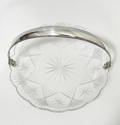 Dutch Crystal Bowl with Silver Handle, 1909-UCH-1819732