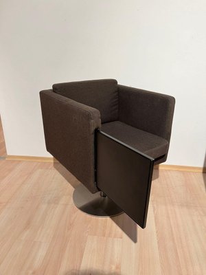 Dutch Cubic Swivel Chairs with Tableau by Lensvelt, 2001, Set of 2-NNB-1772831