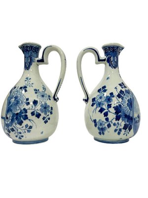 Dutch Delft Bottle Vessels from Porceleyne Fles, 1899-1903, Set of 2-UCH-1224874