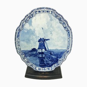 Dutch Delft Wall Plaque After a Painting by P.J.C. Gabriel from Porceleyne Fles, 1907-UCH-1224490