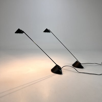 Dutch Design Priola Lamps by Ad Van Berlo for Indoor Amsterdam, 1980s, Set of 2-RMX-1153978