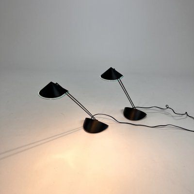 Dutch Design Priola Lamps by Ad Van Berlo for Indoor Amsterdam, 1980s, Set of 2-RMX-1153978