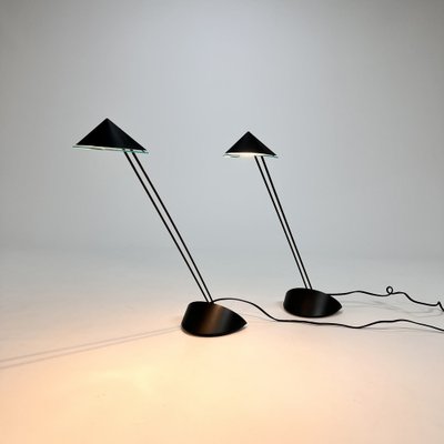 Dutch Design Priola Lamps by Ad Van Berlo for Indoor Amsterdam, 1980s, Set of 2-RMX-1153978